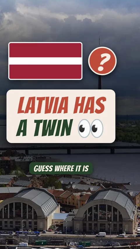 Reel cover: Latvia has a twin. Guess where it is.